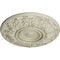 Ekena Millwork Whitman Ceiling Medallion (For Canopies up to 3 3/4"), Hand-Painted Clear Yellow, 13"OD x 1 3/8"P CM13WHCYF - alternate 2